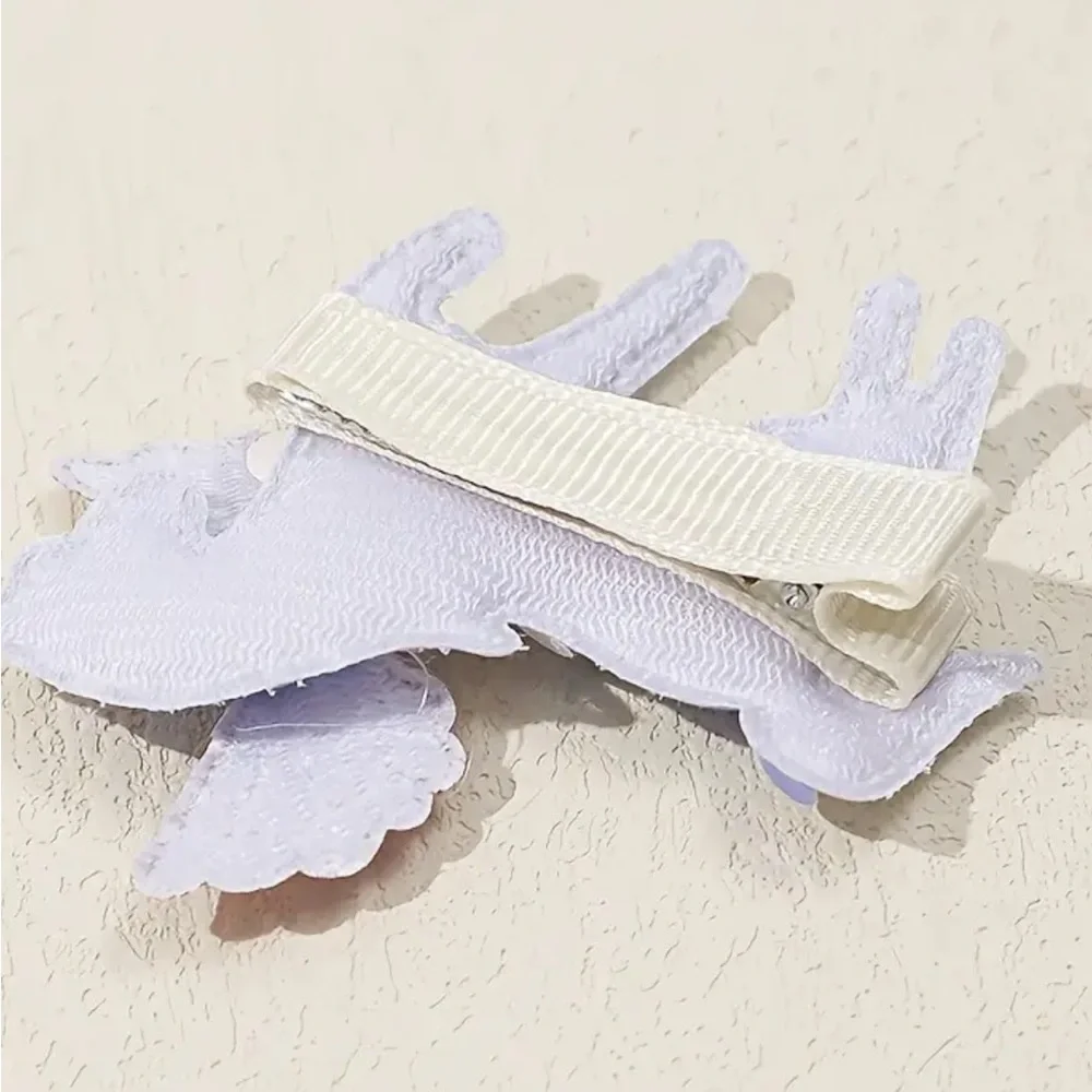 Glittery Unicorn Hair Clips ~ 6 Pieces